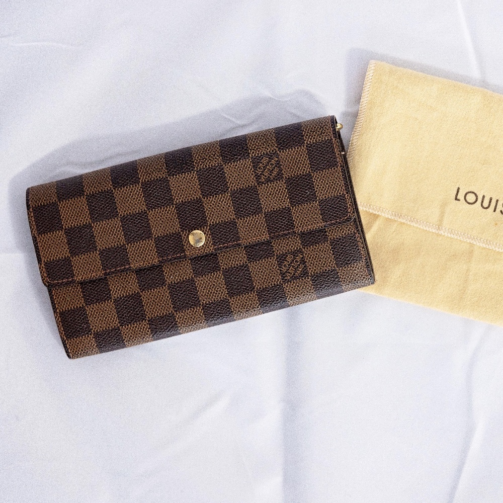 Louis Vuitton Damier Ebene Long Wallet